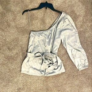 Beautiful Ann Taylor Silver Top